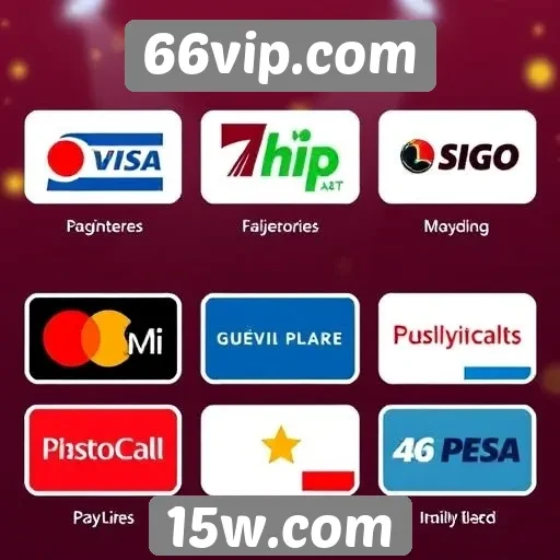 Métodos de pagamento aceitos no 66vip